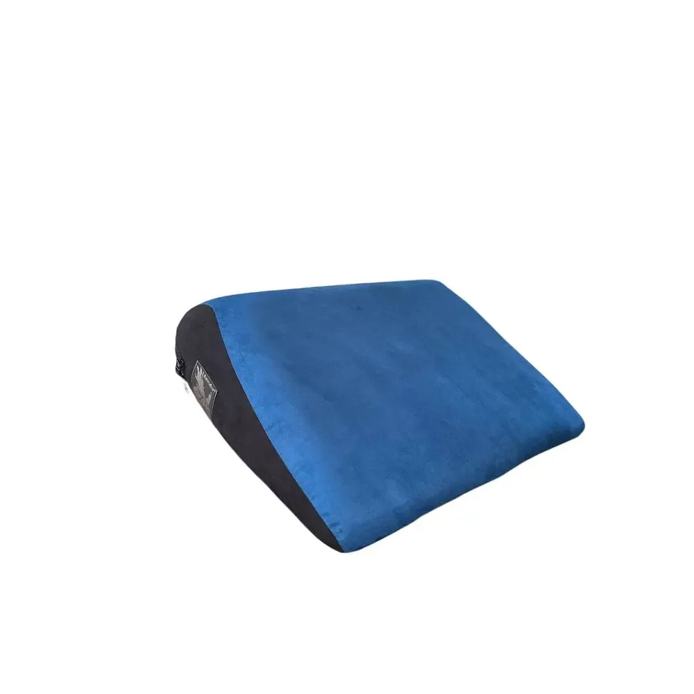 Liberator Pillow Wedge Positioning Cushion Blue Black Sex Intimate Micro Velvet